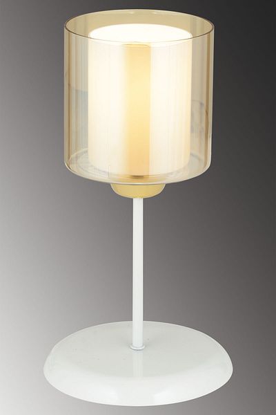 Kraliçe White Table Lamp Honey Double Glass Luxury Chandelier