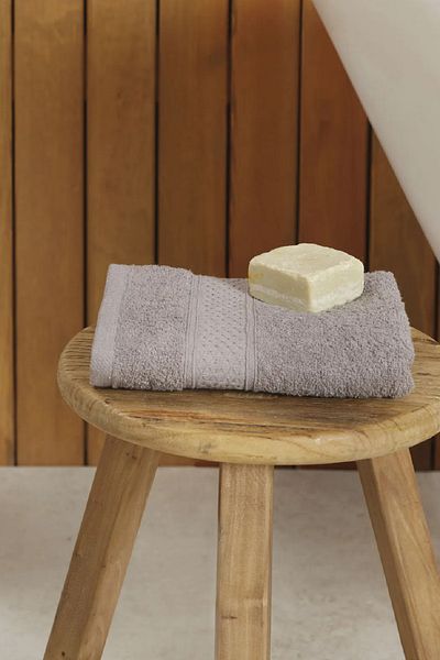 Karaca Home Πετσέτα προσώπου Dielle Recycle Grey - 50 cm x 90 cm