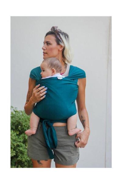 Neko Petrol Yeşili Esnek Wrap Sling Kanguru