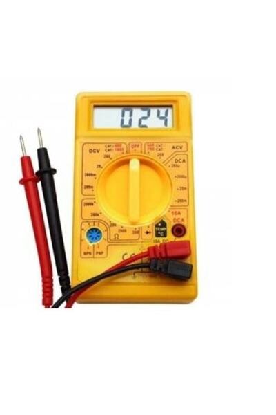Class Avometre Dijital Ölçü Aleti Marka Buzzerli