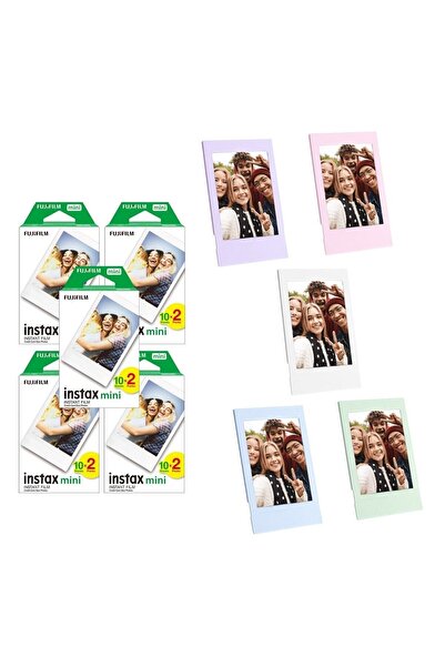 Fujifilm Instax mini 100'lü Film ve 5 Fotoğraf Çerçevesi