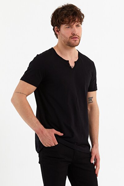 UOMOPARK Μπλουζάκι με κοντό μανίκι 2135 Pear Collar