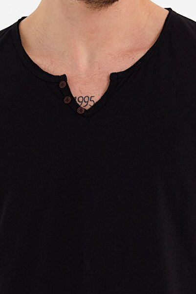 UOMOPARK Μπλουζάκι με κοντό μανίκι 2135 Pear Collar