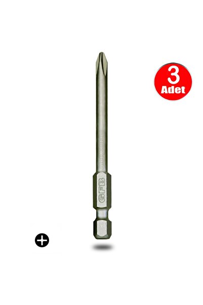 ALETÇANTAM Gfb Bits Yıldız Uç Vidalama Matkap Ucu Ph1 x 100mm - 3 Adet