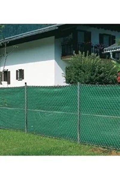 ÇADIRLAND --YEŞİL--1,5x40mt Gölgelik File %95 Lik Gölgelik Kumaş Kolonlu Kuş Gözlü Çit Brandası