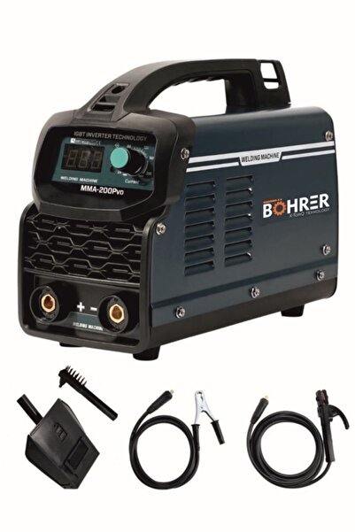 BÖHRER Elektrikli 200 Amper Mma Yeni Nesil Pfc Teknoloji Inverter Kaynak Maki...