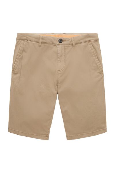 Tom Tailor Shorts Slimfit Chino-Shorts mit Reißverschluss, Knopf und seitlichen Eingrifftaschen