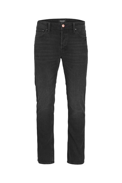 Jack & Jones Hose MIKE Tapered Jeans im 5-Pocket-Style mit Knopfleiste und Gürtelschlaufen