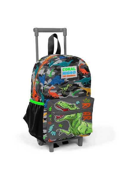 Coral High Rucsac pentru grădiniță Coral High pentru băiat cu două compartimente și racletă 24044