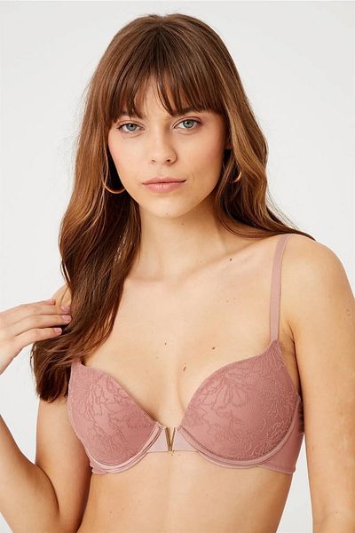 Donna Liberta Set sutien moale detaliat Flock V 633