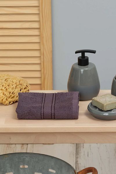 Karaca Home Daily Soft 100% Cotton Hand Towel 30X50 cm Anthracite