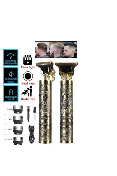 Janva Premium T Bıçak Traş Makinesi Kuaför Berber Makinası Çizim Epilasyon Öncesi Sıfır Kesim