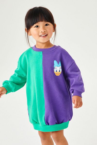 Machetta Kids Daisy 1940 Printed Μωβ-πράσινο Χρώμα 2/14 ετών Κοριτσίστικο φόρεμα