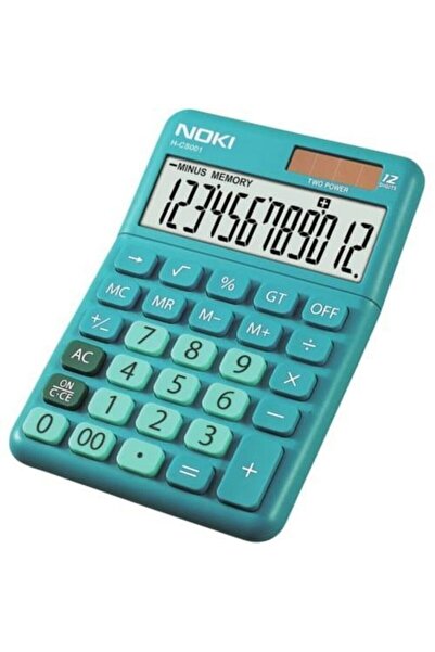 Noki Hesap Makinası Turkuaz 12 Hane H-CS001