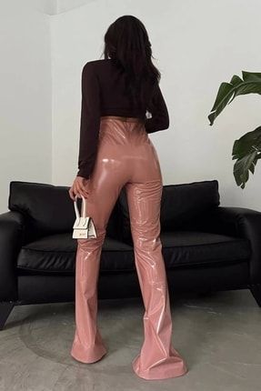 House of cb vinyl pants top
