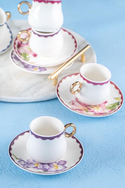 ACAR Estela 6-Person Coffee Cup Set - 90 ml