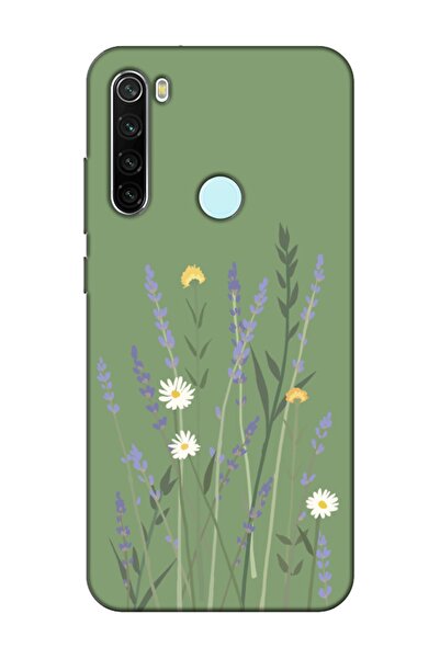 frondcase Redmi Note 8 Lavanta Yeşil Telefon Kılıfı