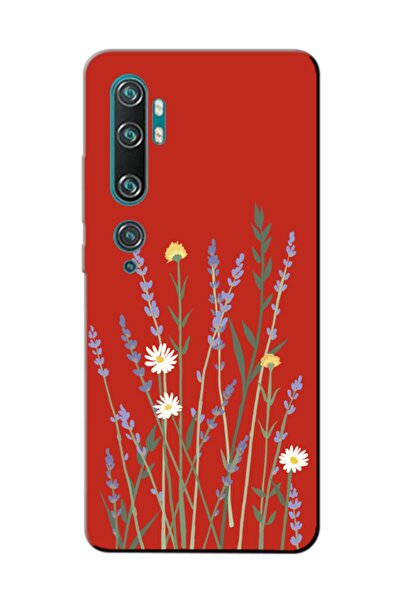 frondcase Xiaomi Mi Note 10 Pro Lavanta Kırmızı Telefon Kılıfı