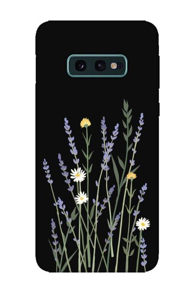 frondcase Samsung S10e Lavanta Siyah Telefon Kılıfı