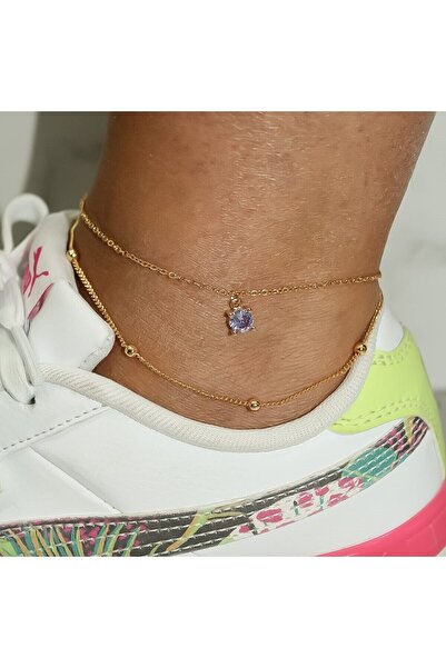 Hariqa خلخال حجر أرجواني