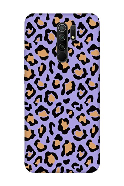 frondcase حافظة هاتف Redmi 9 بنمط الفهد أرجواني