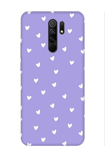 frondcase حافظة هاتف Redmi 9 Little Hearts أرجواني