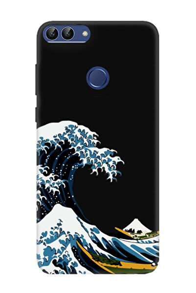 frondcase حافظة لهاتف هواوي بي سمارت كاناجاوا باللون الأسود