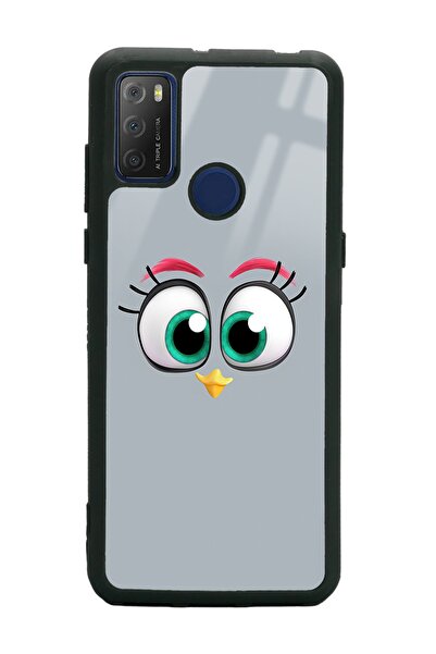 Spoyi Glossy Phone Case for Tcl 20E Grey Design