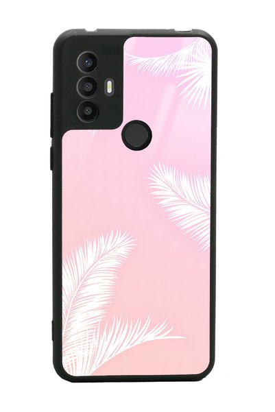 Spoyi Tcl 30 Se White Palm Designed Glossy Phone Case
