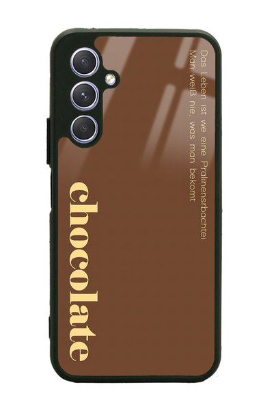Spoyi Samsung A54 Choclate Design Glossy Phone Case