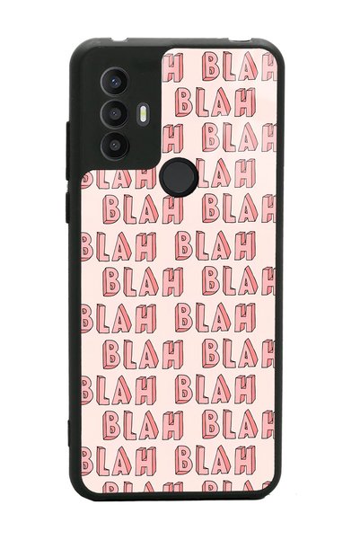 Spoyi حافظة هاتف لامعة بتصميم Blah Blah لهاتف TCL 30 SE