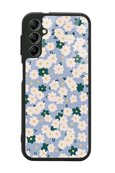 Spoyi Samsung A34 Daisy Pattern Tasarımlı Glossy Telefon Kılıfı