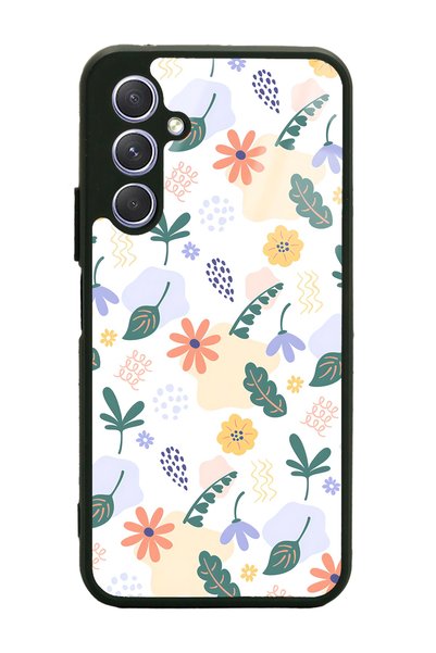 Spoyi Samsung A54 Glossy Phone Case with Tiny Flowers Design
