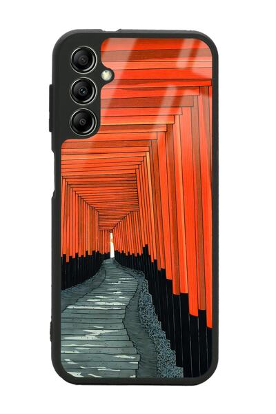 Spoyi Samsung A34 Pastel Pencereler Tasarımlı Glossy Telefon Kılıfı