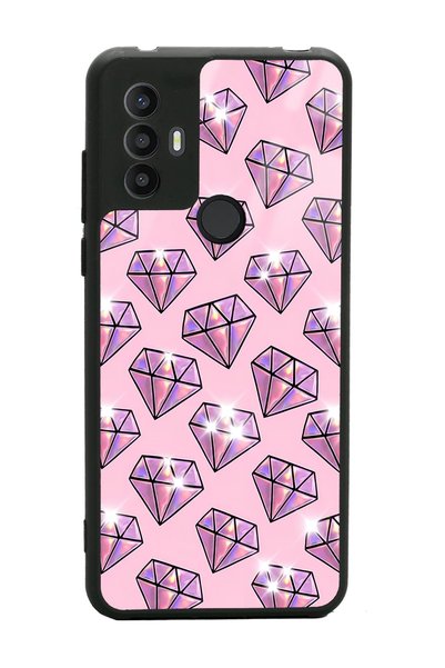 Spoyi Tcl 30 Se Diamond Design Glossy Phone Case