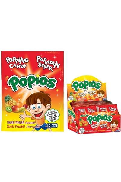 Hleks Patlayan Şeker Popios 40 Adet Tutti Frutti