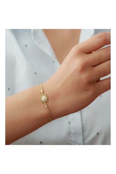 Şimal Silver 925 Ayar Gümüş Güneş Bileklik