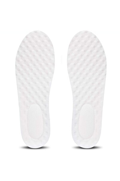 Foottab Beyaz Bez Ortopedik Spor Ayakkabı Tabanlığı, Rahat Konfor Tabanlık, E...