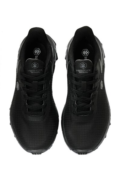 lumberjack TUNGA WMN 3PR - Γυναικεία μαύρα αδιάβροχα παπούτσια εξωτερικού χώρου