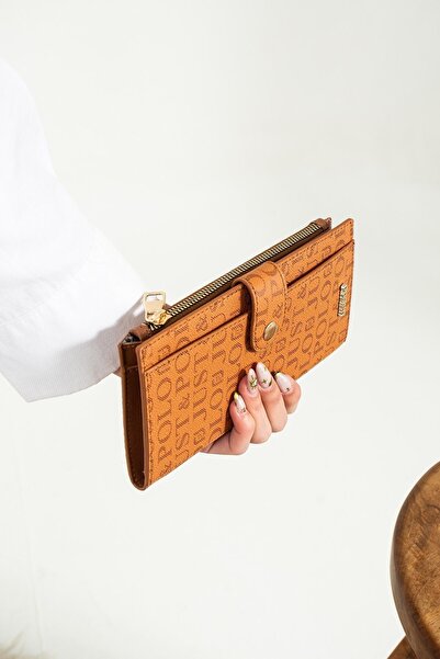 Just Polo محفظة نسائية بلون أسمر للموسم الجديد مع عبوة هدية شحن سريع منتج عال...