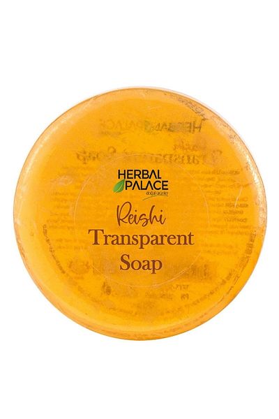 Herbal Palace Reishi Soap - 120 gr.X 2 Pieces, Transparent, Glycerin and Acne Skin Cleanser