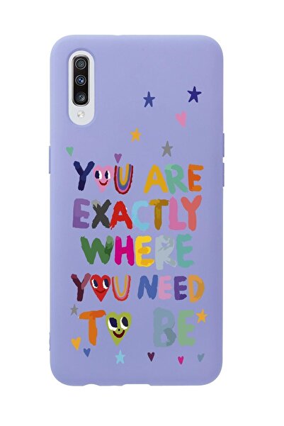 mooodcase Samsung A70 Need To Be Desenli Premium Silikonlu Telefon Kılıfı
