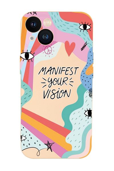 mooodcase متوافق مع هاتف Iphone 13، أظهر رؤيتك، عدسة الكاميرا المزخرفة، حماية من الصدمات، شعيرات إطلاق السيليكون الممتصة للصدمات