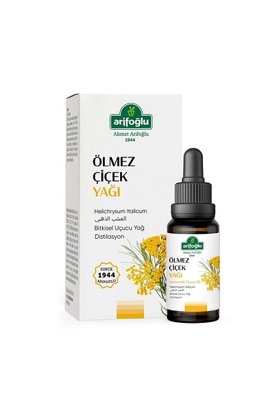 Arifoğlu 10 ml 100% Pure and Natural Immortelle Flower Oil