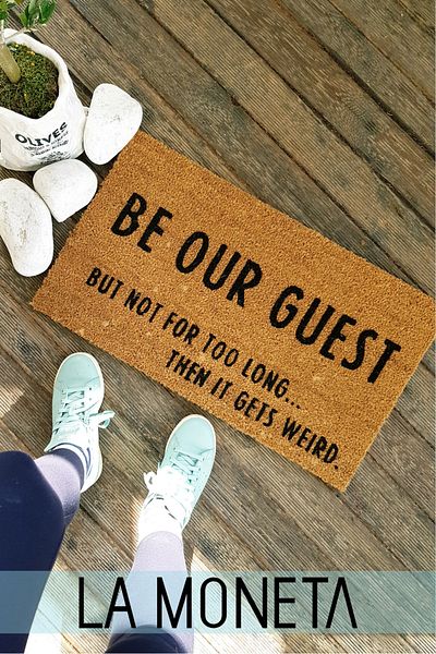 LAMONETA Be Our Guest Type Door Mat