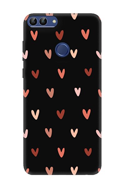 frondcase حافظة هاتف هواوي بي سمارت بنمط قلب باللون الأسود