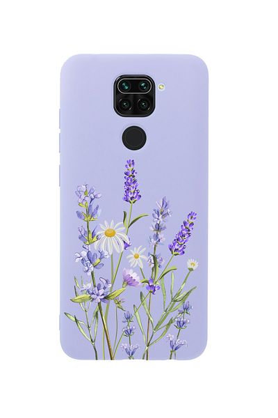 mooodcase حافظة هاتف Xiaomi Redmi Note 9 Lavender من السيليكون الفاخر