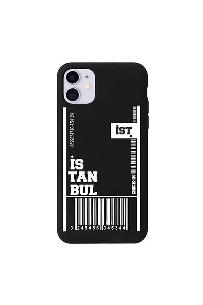 mooodcase حافظة هاتف آيفون 11 سوداء بتصميم مدينتك