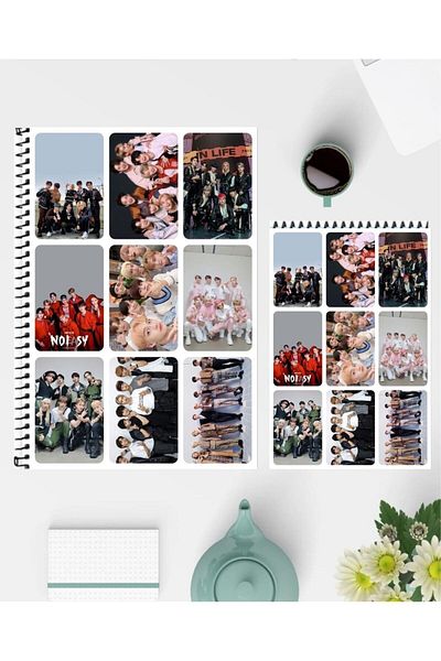feroxby دفتر ملاحظات Stray Kids مقاس A5 ودفاتر ملاحظات مقاس A6 بتصميم مخصص غير مبطنة
