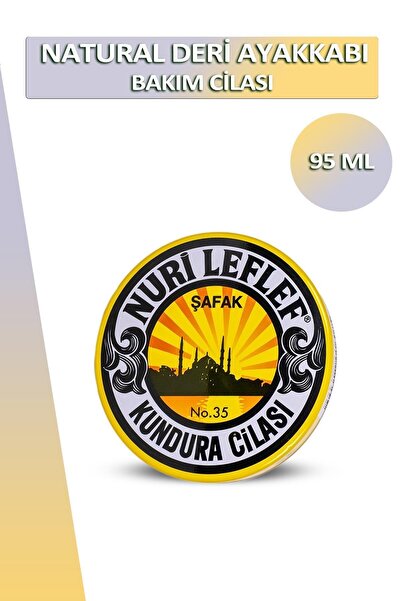 Dopar Bağcık Nuri Leflef Naturel Deri Ayakkabı Bakım Cilası 95 ml Set